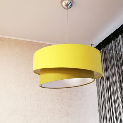 2-līmeņu slīpā "tortīte" lampa ar izmēriem: D45 D35cm