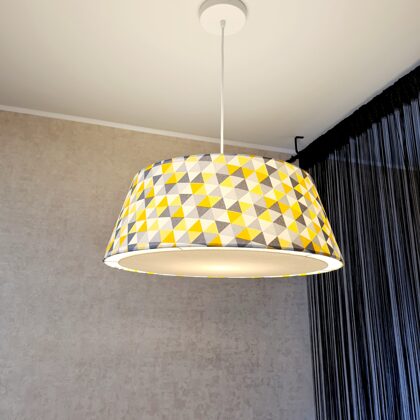 Konusveida griestu lampa ar slēgto apakšu un diametriem D40 D50 H19cm