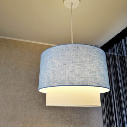 Taisnā "tortītes "modeļa lampa ar izmēriem: D40 D30 H30cm