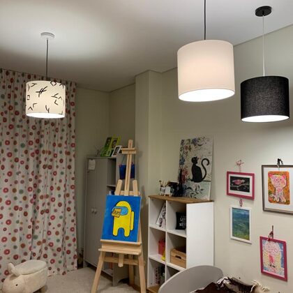 Griestu lampas bērnu istabai ar D35 H29cm
