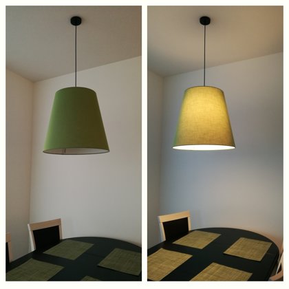 Liela griestu lampa virs ēdamgalda ,D35 D55 H50cm