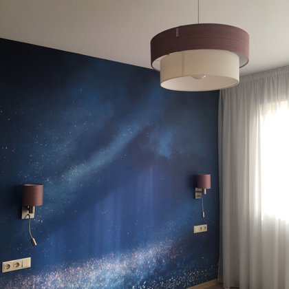 Lampu komplekts guļamistabai, D50 D40cm