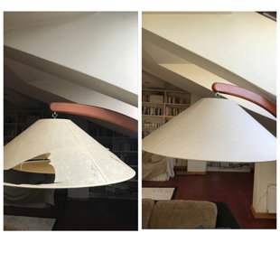 Stāvlampas ar abažura D 1,20 m pārvērtības