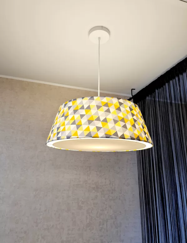 Konusveida griestu lampa ar slēgto apakšu un diametriem D40 D50 H19cm