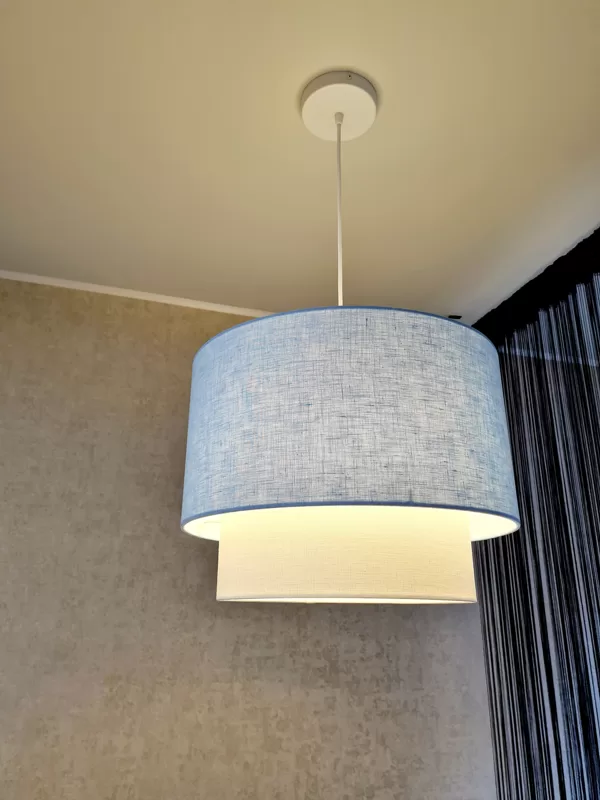 Taisnā "tortītes "modeļa lampa ar izmēriem: D40 D30 H30cm