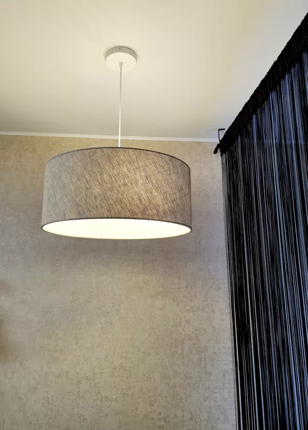 Apaļa griestu lampa ar diametru D50 un augstumu H20cm