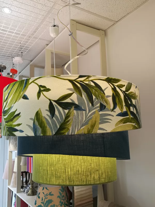 3-līmeņu griestu lampa bērnistabai ar D50, D40 un D30cm