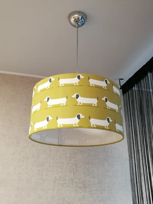 Apaļā griestu lampa bērnu istabai ar D40 H26cm
