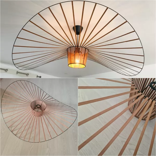 Cepurlampa 100cm diametrs, brūna